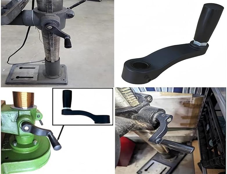 BGD 10601009A1 Drill Press Crank Handle 360° Free Rotation Part Fits Sears Craftsman Machines,for Desktop Drilling Raise Lowe Crank Handle - Image 3